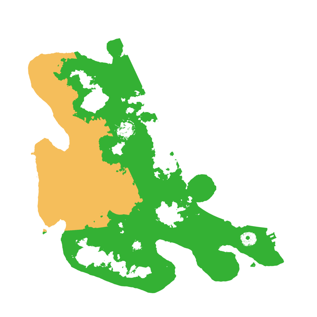 Biome Rust Map: Procedural Map, Size: 3200, Seed: 1983664