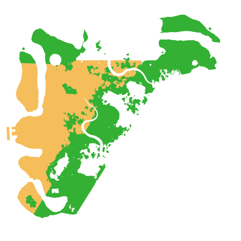 Biome Rust Map: Procedural Map, Size: 3700, Seed: 563965862
