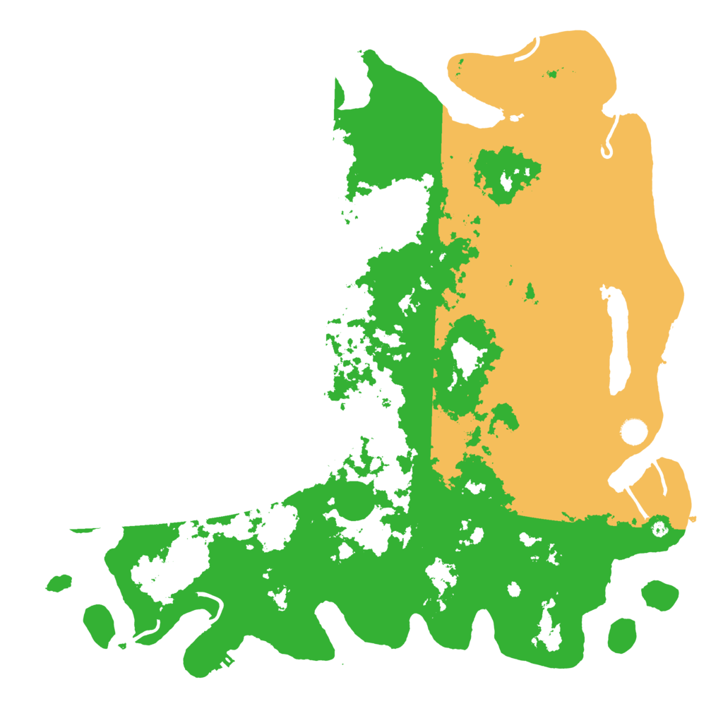 Biome Rust Map: Procedural Map, Size: 4800, Seed: 64618218