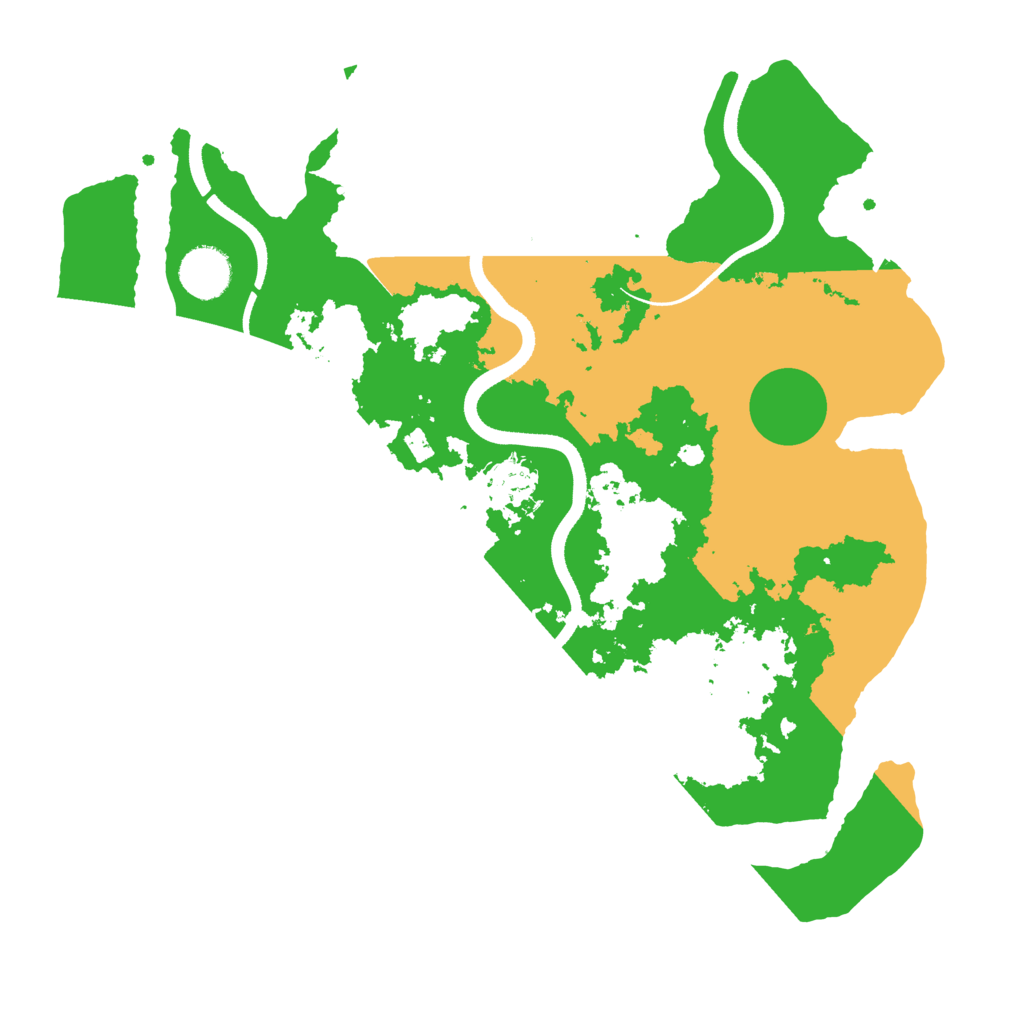 Biome Rust Map: Procedural Map, Size: 3500, Seed: 2088011942