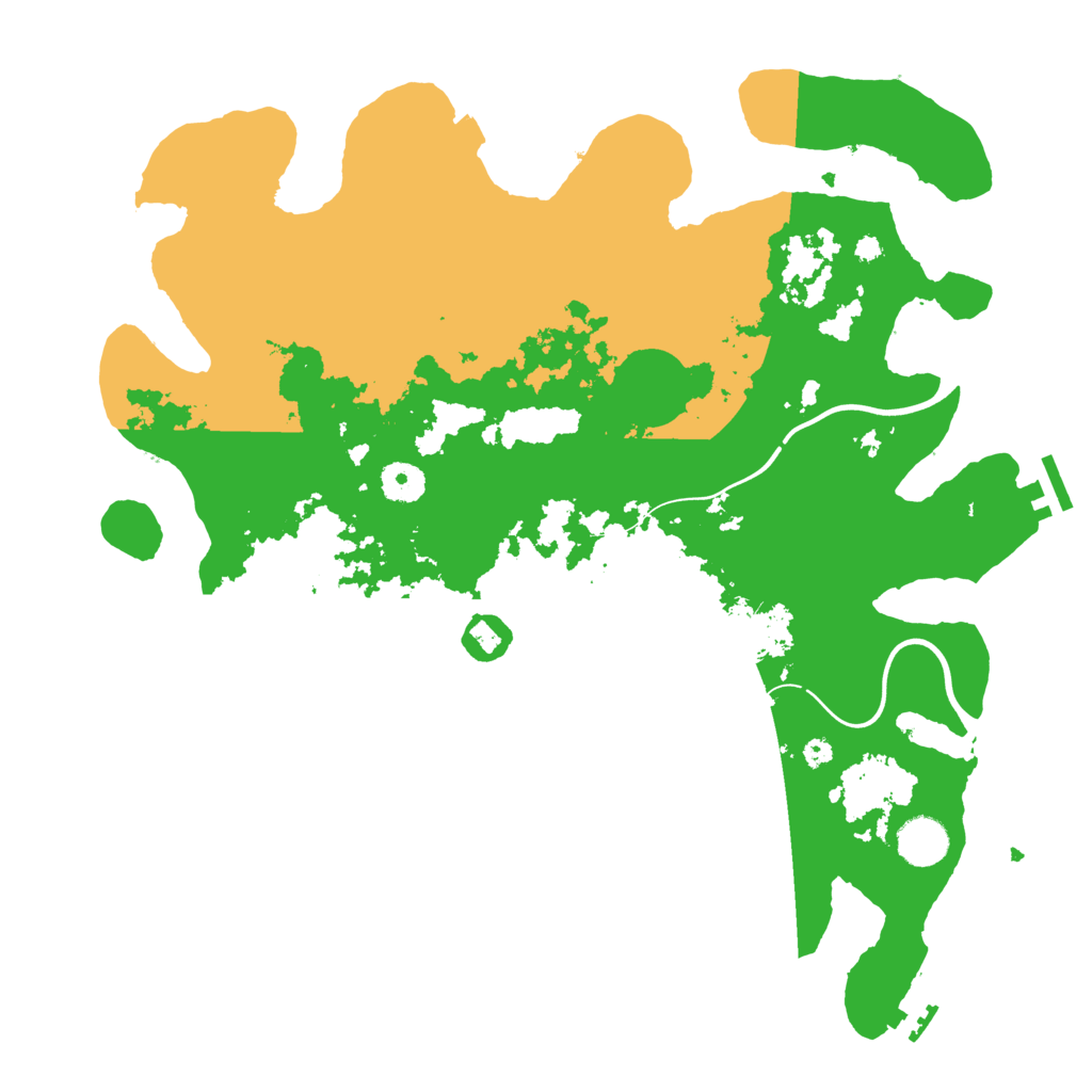 Biome Rust Map: Procedural Map, Size: 3850, Seed: 1789985829