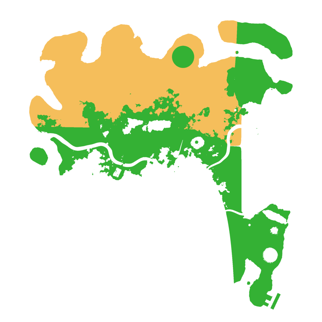 Biome Rust Map: Procedural Map, Size: 3850, Seed: 1789985829