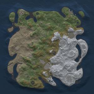 Thumbnail Rust Map: Procedural Map, Size: 3800, Seed: 541837492, 16 Monuments