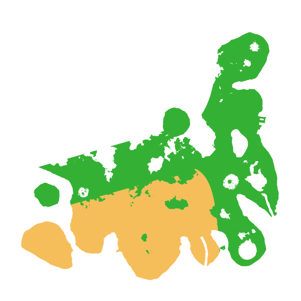 Biome Rust Map: Procedural Map, Size: 3000, Seed: 196407162