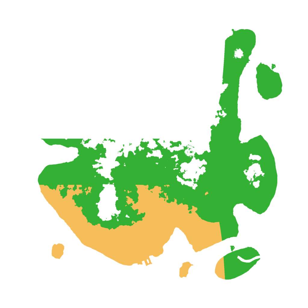 Biome Rust Map: Procedural Map, Size: 3000, Seed: 1106907923