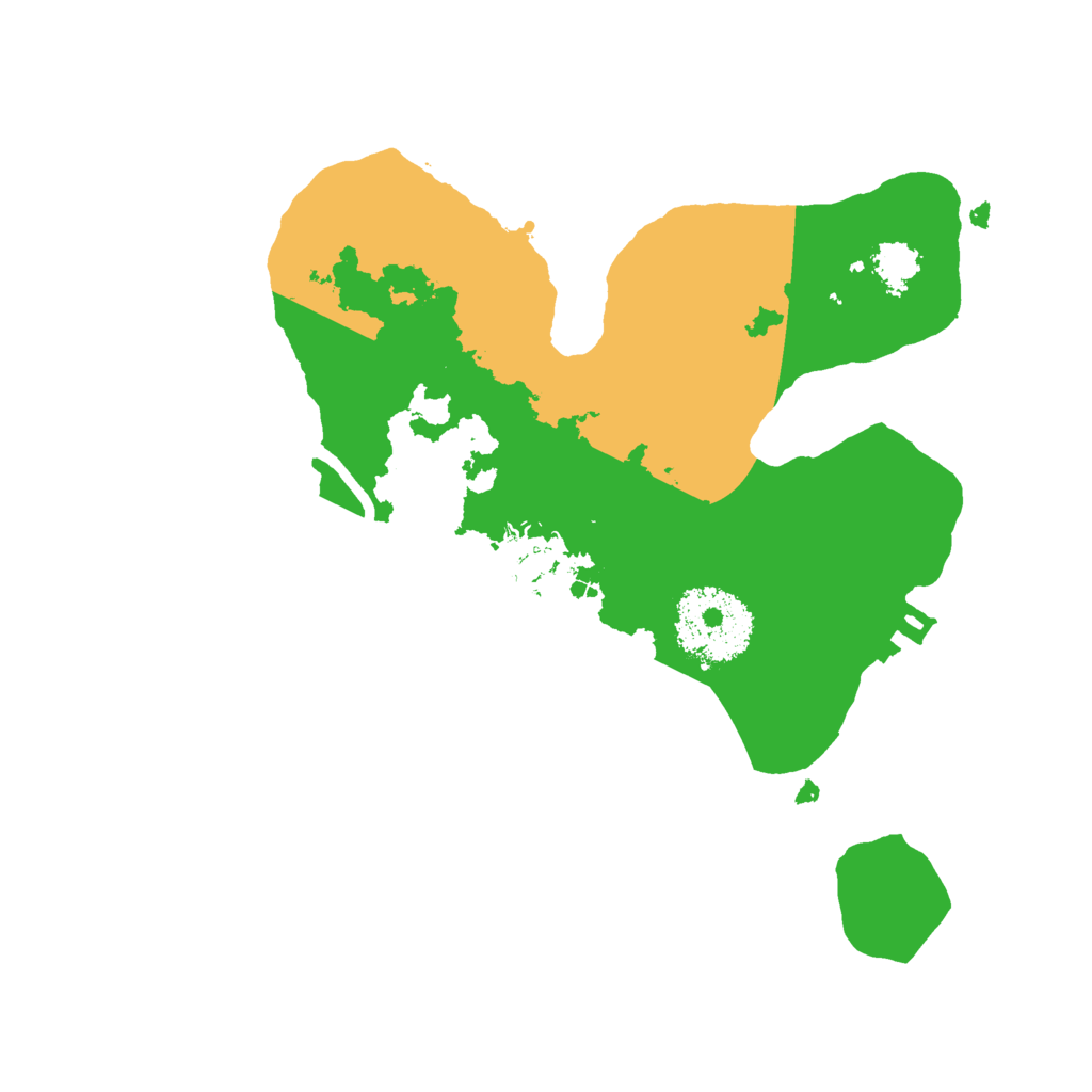 Biome Rust Map: Procedural Map, Size: 2200, Seed: 220618816