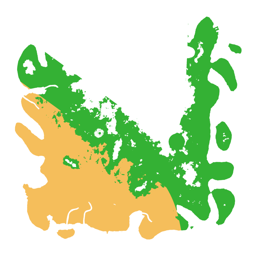 Biome Rust Map: Procedural Map, Size: 4200, Seed: 2563