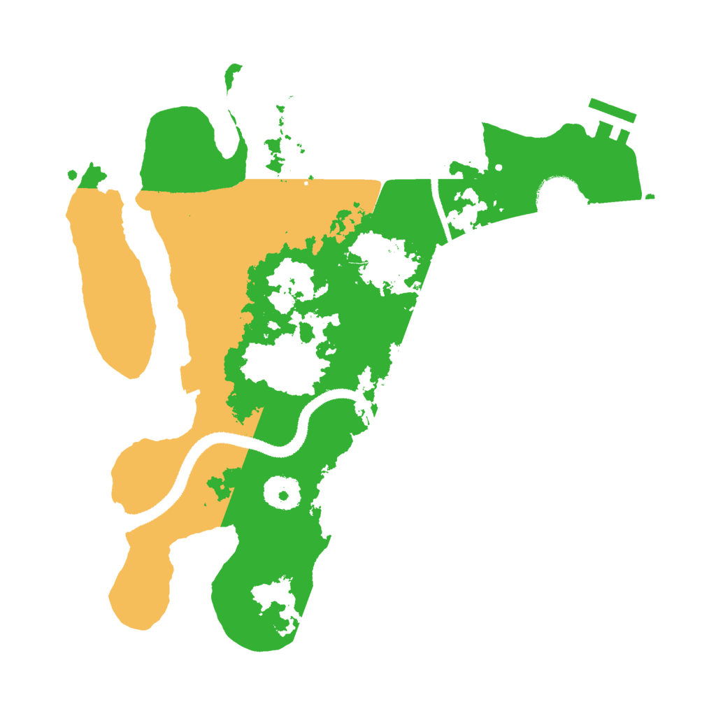 Biome Rust Map: Procedural Map, Size: 3000, Seed: 29476