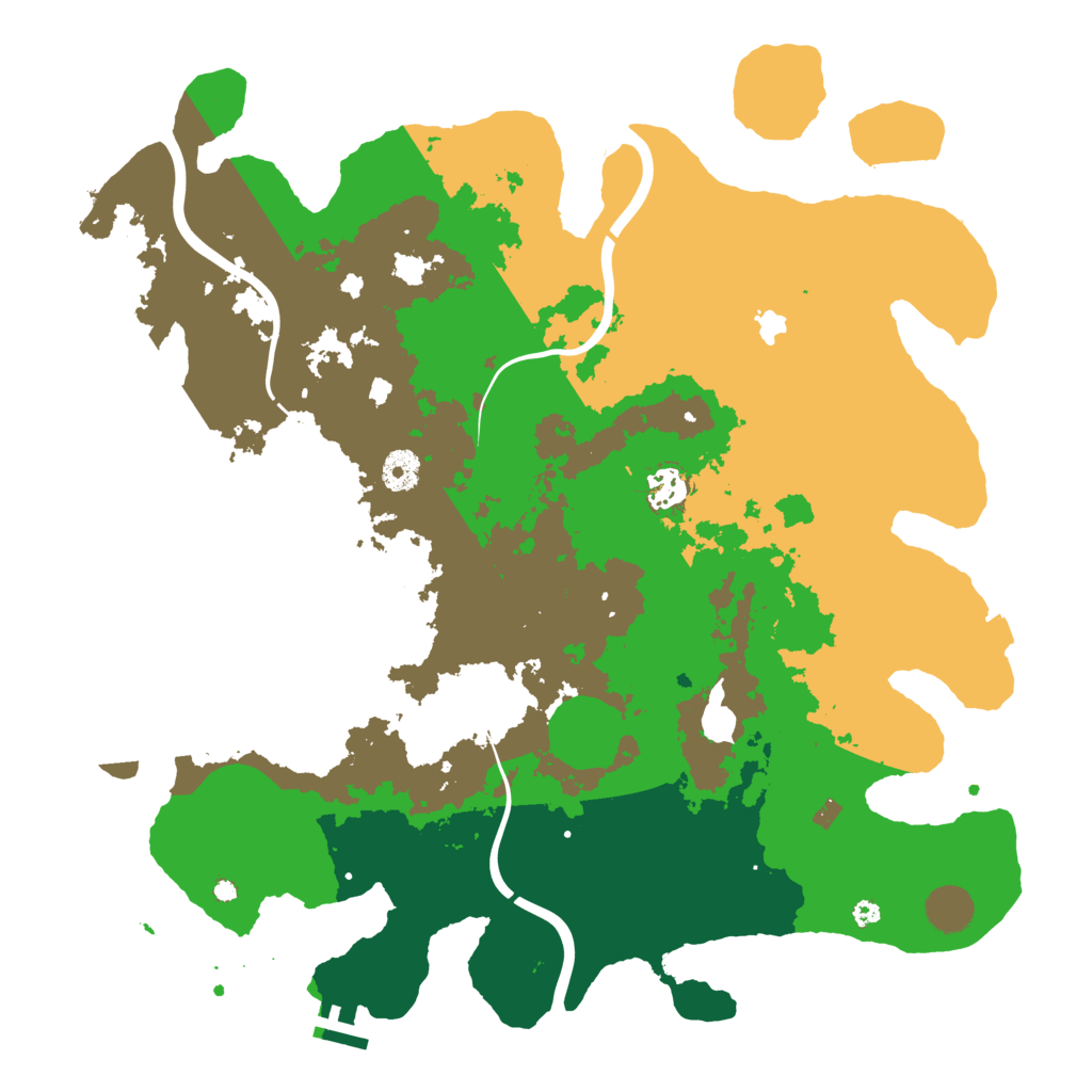 Biome Rust Map: Procedural Map, Size: 4000, Seed: 73821432