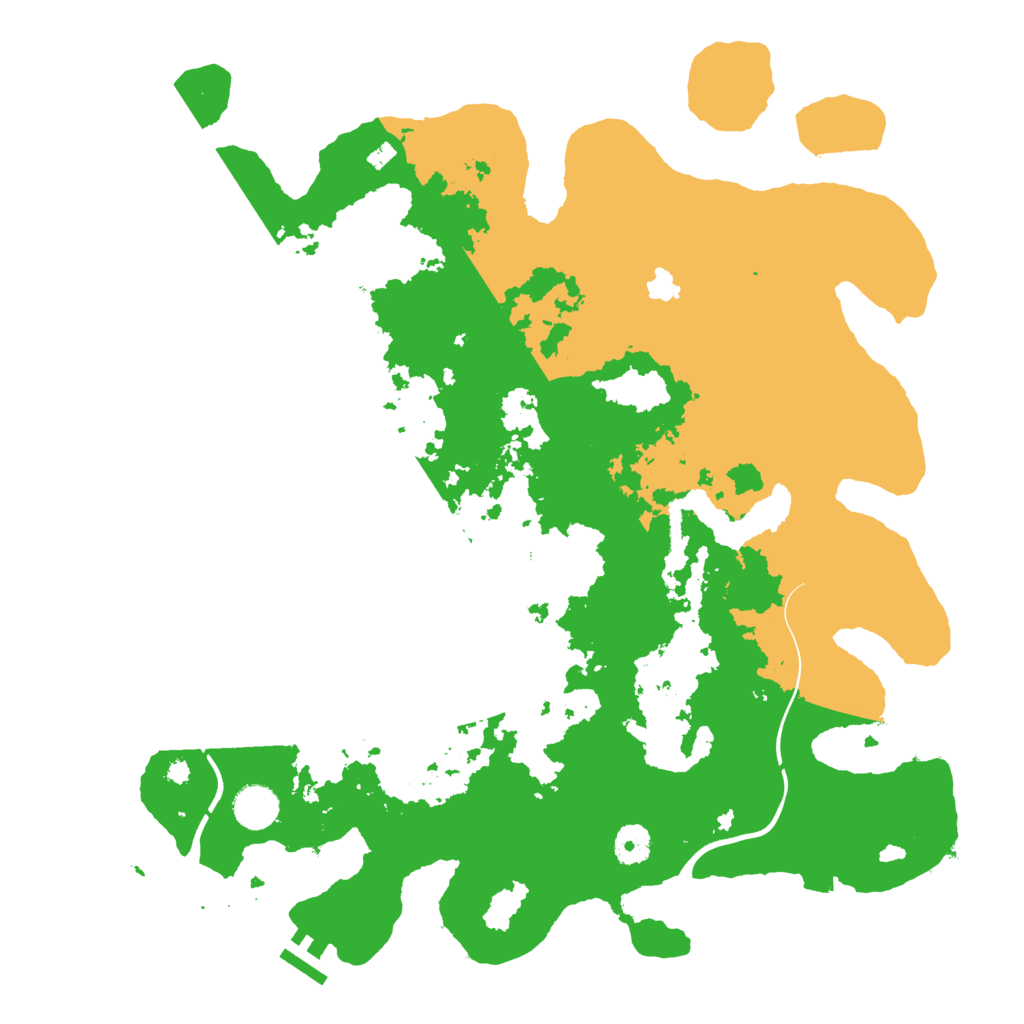 Biome Rust Map: Procedural Map, Size: 4000, Seed: 73821432