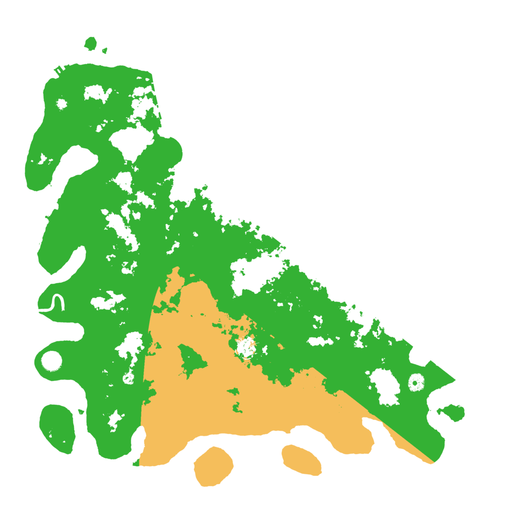 Biome Rust Map: Procedural Map, Size: 4500, Seed: 54315