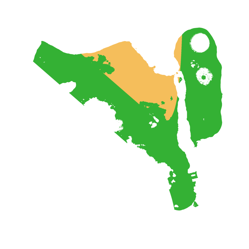 Biome Rust Map: Procedural Map, Size: 2300, Seed: 302805837