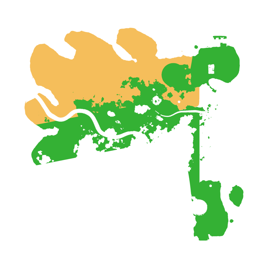 Biome Rust Map: Procedural Map, Size: 3000, Seed: 2004799756