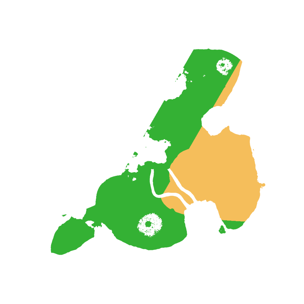Biome Rust Map: Procedural Map, Size: 2000, Seed: 9634