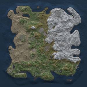 Thumbnail Rust Map: Procedural Map, Size: 4250, Seed: 2078150640, 17 Monuments