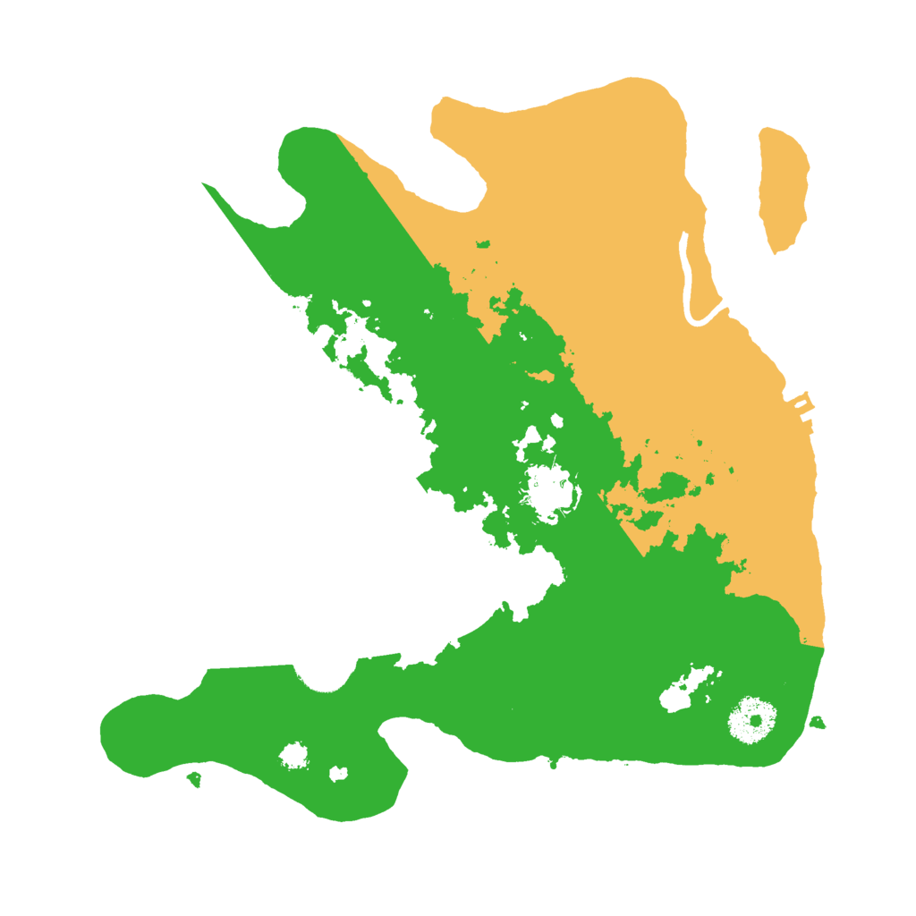 Biome Rust Map: Procedural Map, Size: 3000, Seed: 210150494