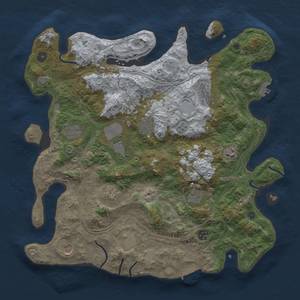 Thumbnail Rust Map: Procedural Map, Size: 4250, Seed: 826146204, 18 Monuments