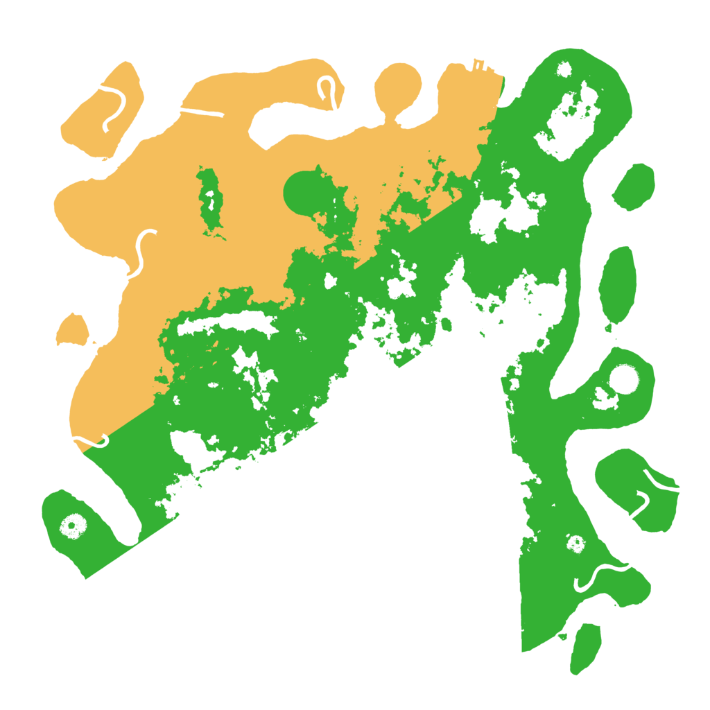 Biome Rust Map: Procedural Map, Size: 4250, Seed: 345552048