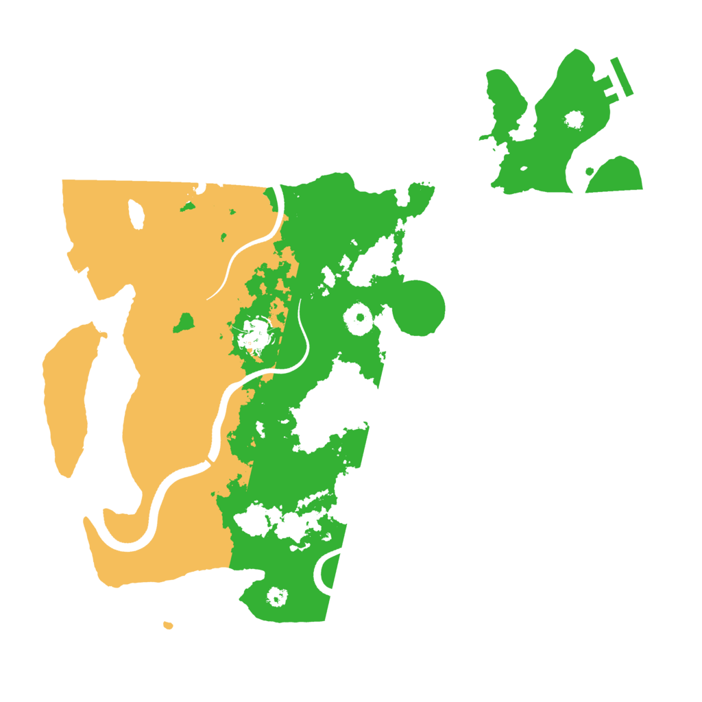 Biome Rust Map: Procedural Map, Size: 3500, Seed: 2067715277