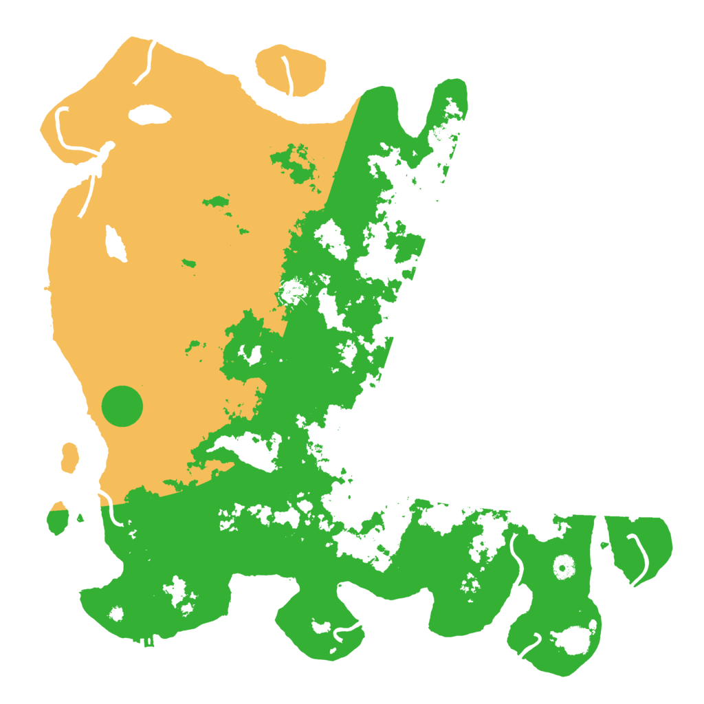 Biome Rust Map: Procedural Map, Size: 4500, Seed: 460158077