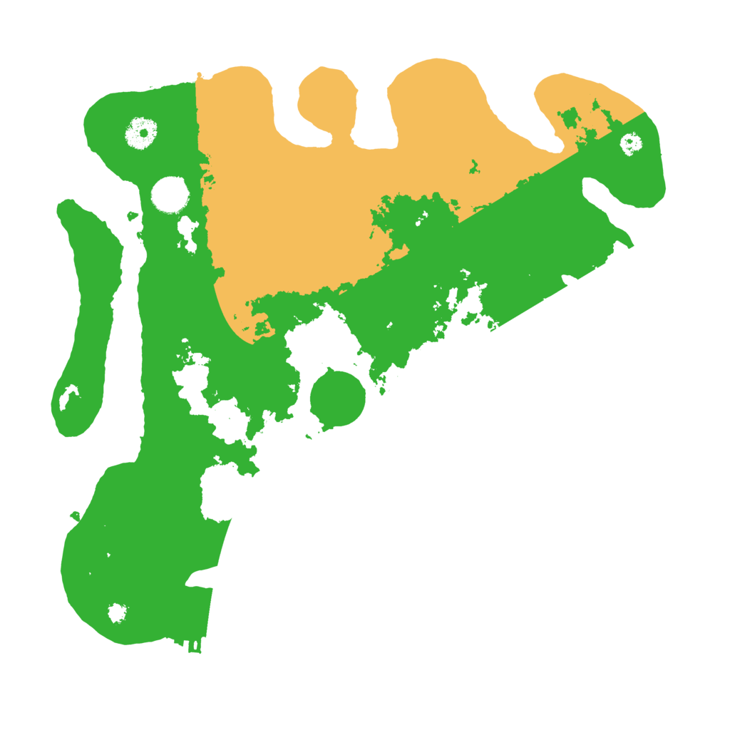 Biome Rust Map: Procedural Map, Size: 3500, Seed: 999602296