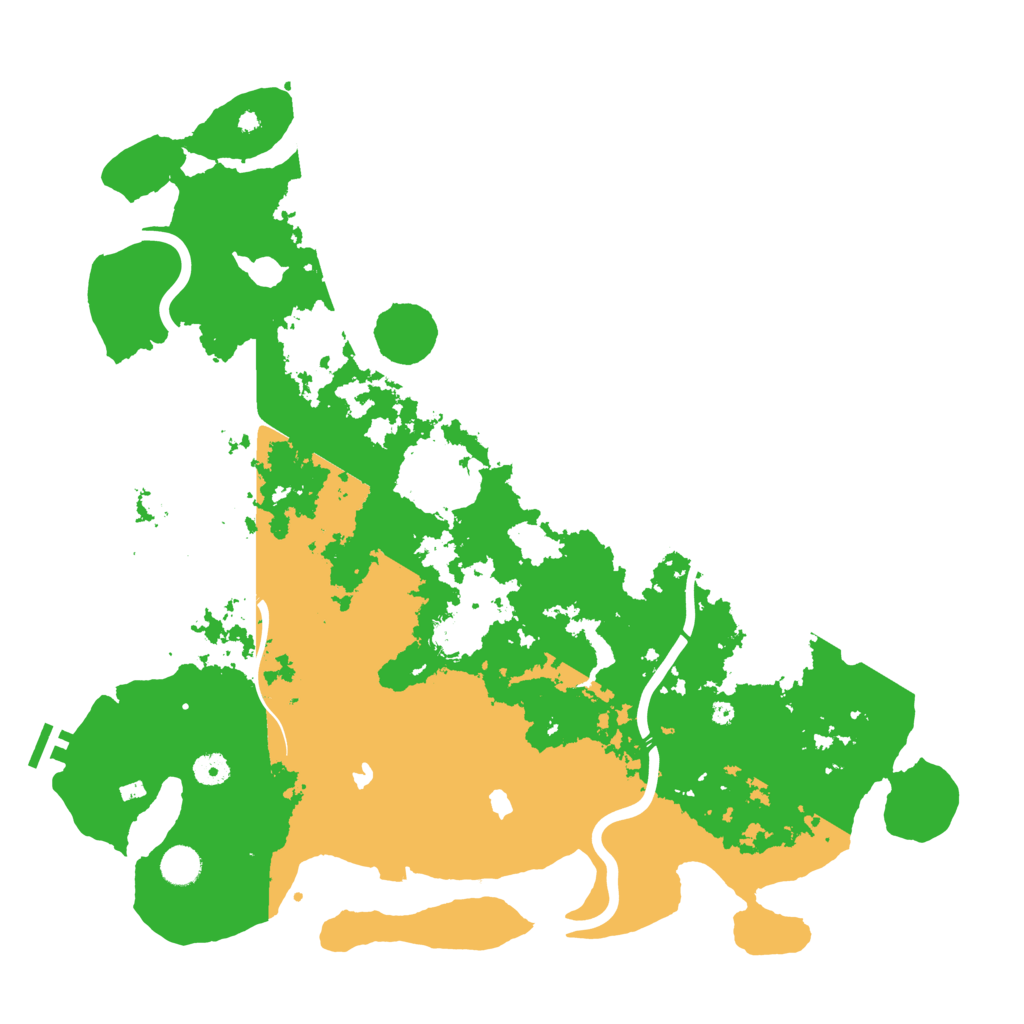 Biome Rust Map: Procedural Map, Size: 4500, Seed: 21111995