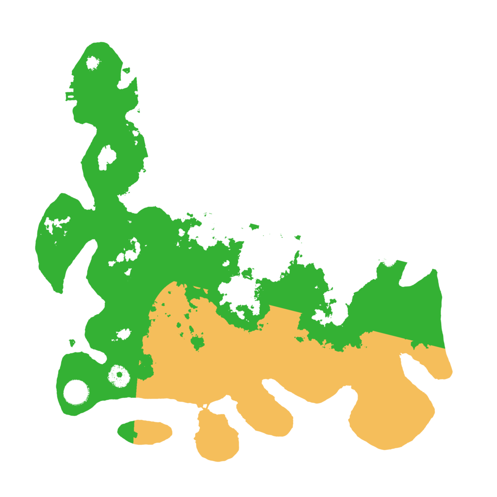 Biome Rust Map: Procedural Map, Size: 3500, Seed: 34358347