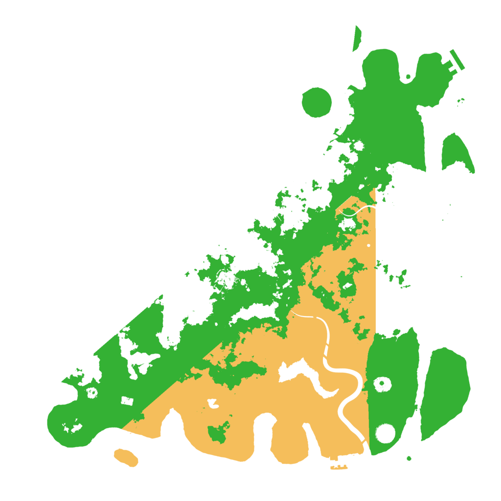 Biome Rust Map: Procedural Map, Size: 4500, Seed: 1293691977