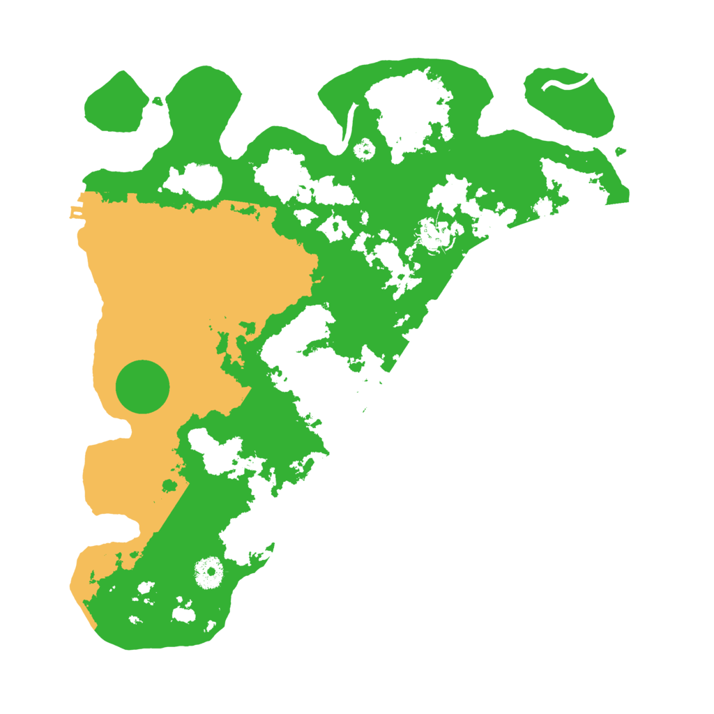 Biome Rust Map: Procedural Map, Size: 3500, Seed: 24970513