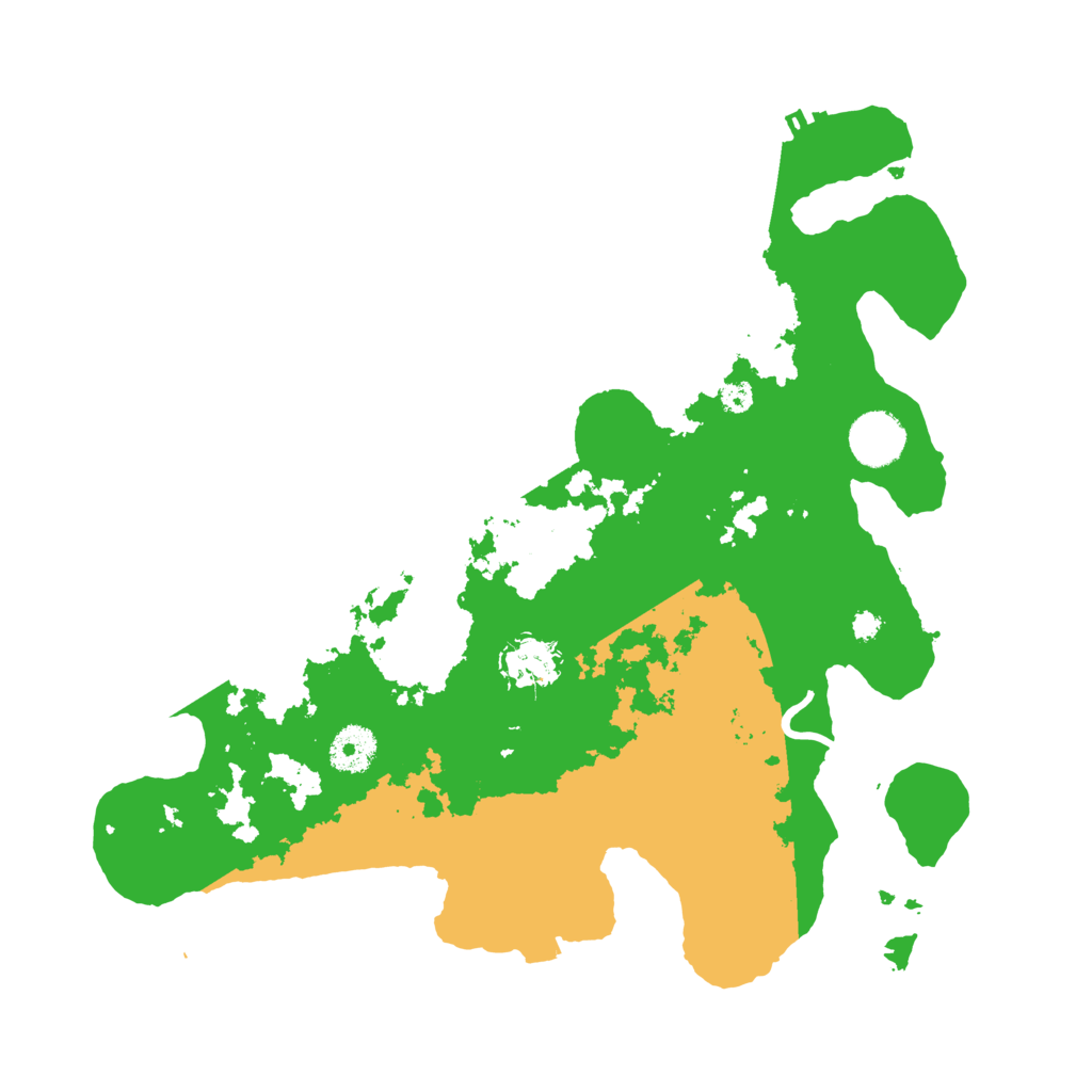 Biome Rust Map: Procedural Map, Size: 3500, Seed: 846820848