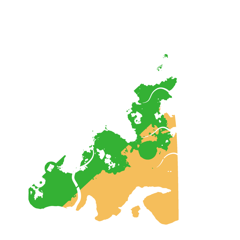 Biome Rust Map: Procedural Map, Size: 3500, Seed: 2056719982