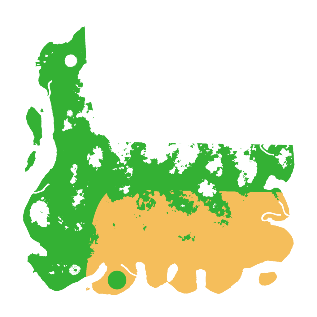 Biome Rust Map: Procedural Map, Size: 4500, Seed: 1613190474