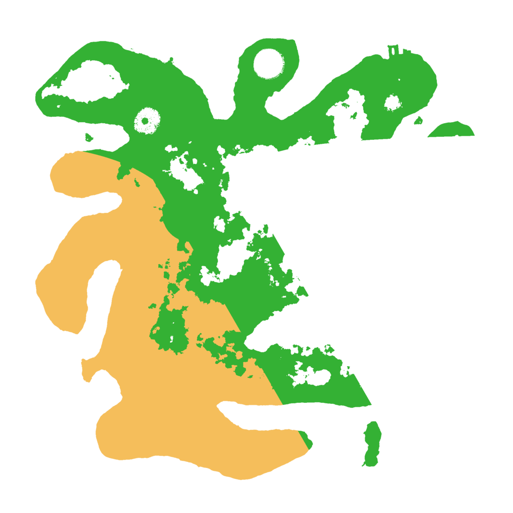 Biome Rust Map: Procedural Map, Size: 3000, Seed: 4545322