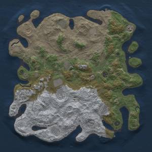 Thumbnail Rust Map: Procedural Map, Size: 4250, Seed: 1274454502, 18 Monuments