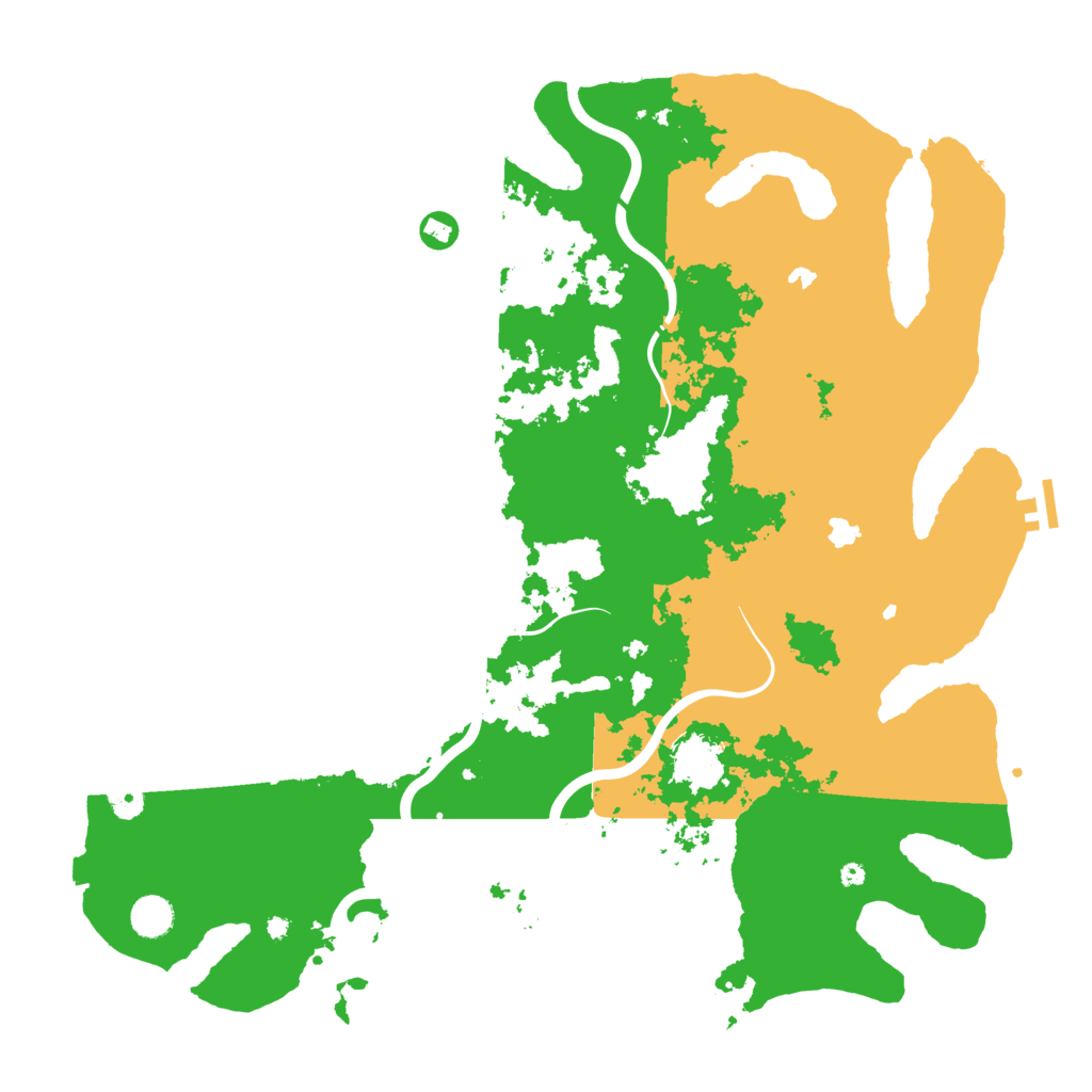 Biome Rust Map: Procedural Map, Size: 4500, Seed: 815743088