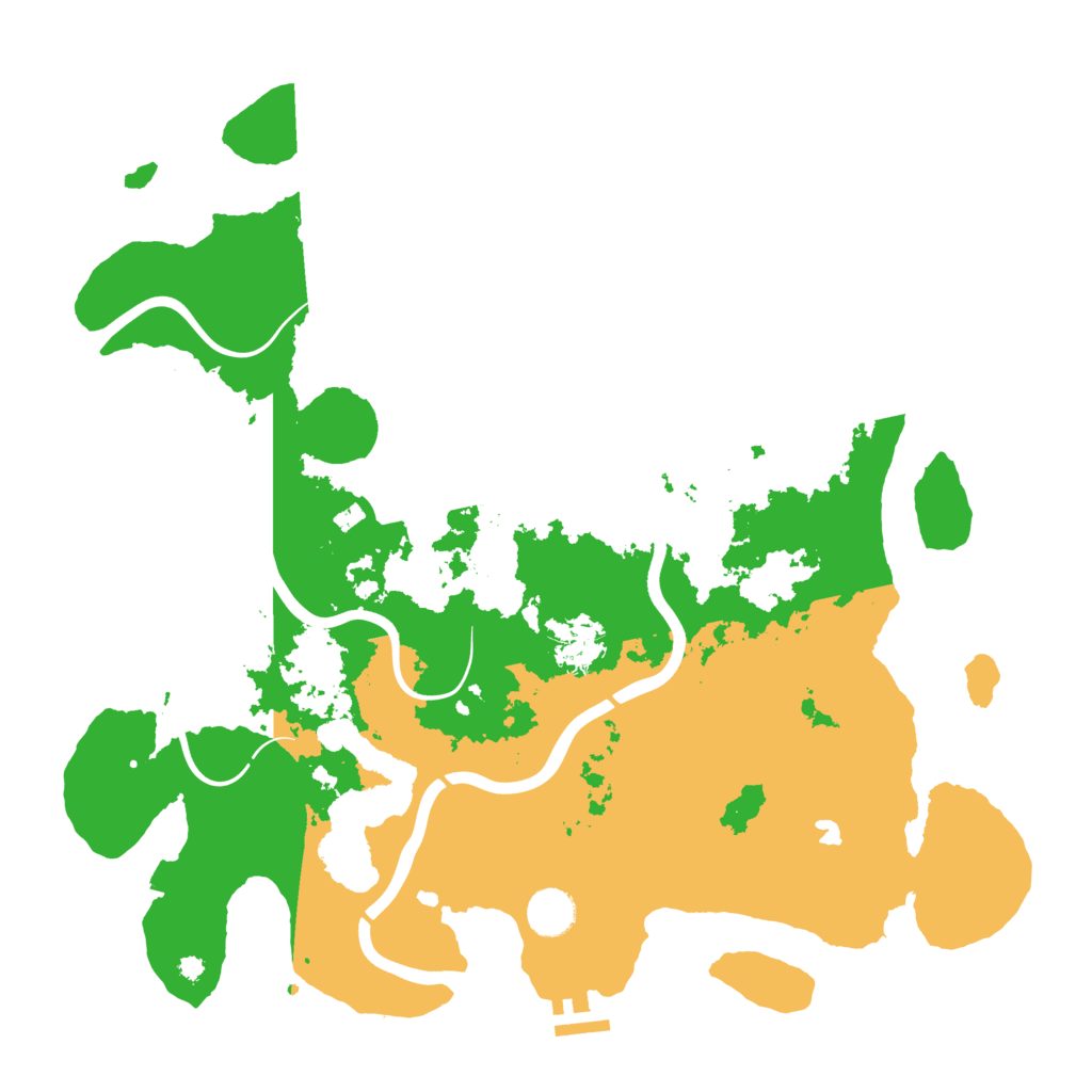 Biome Rust Map: Procedural Map, Size: 4000, Seed: 20293