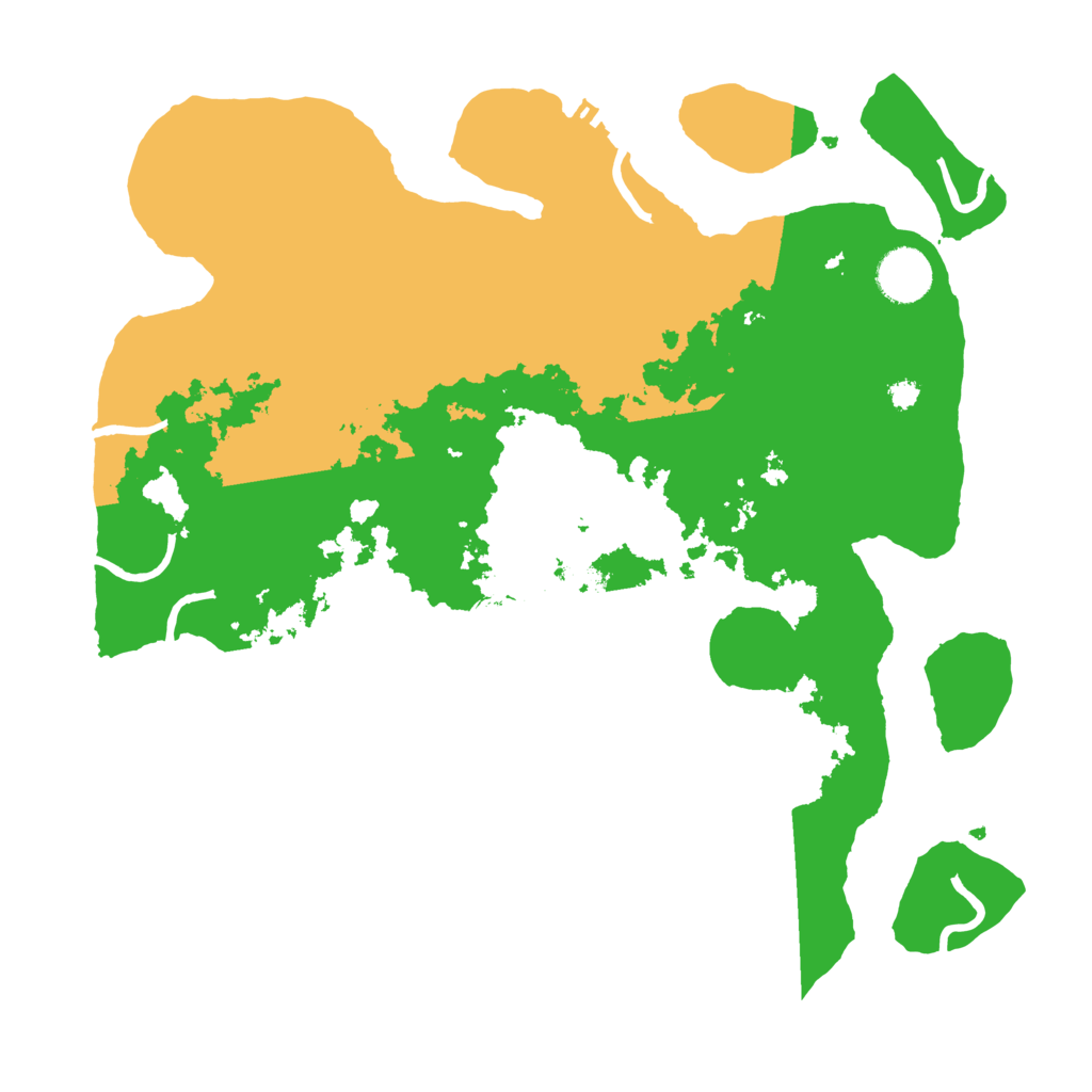 Biome Rust Map: Procedural Map, Size: 3500, Seed: 522016276