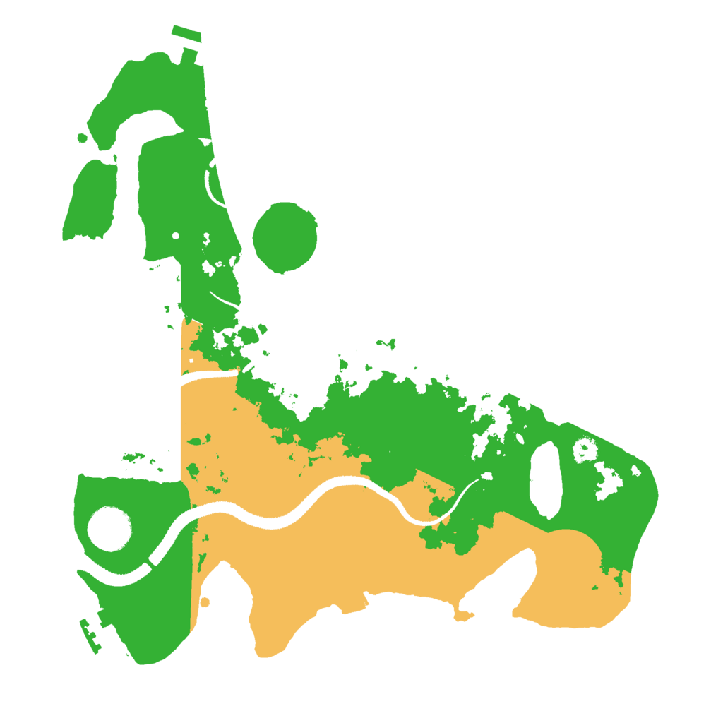 Biome Rust Map: Procedural Map, Size: 3000, Seed: 11175