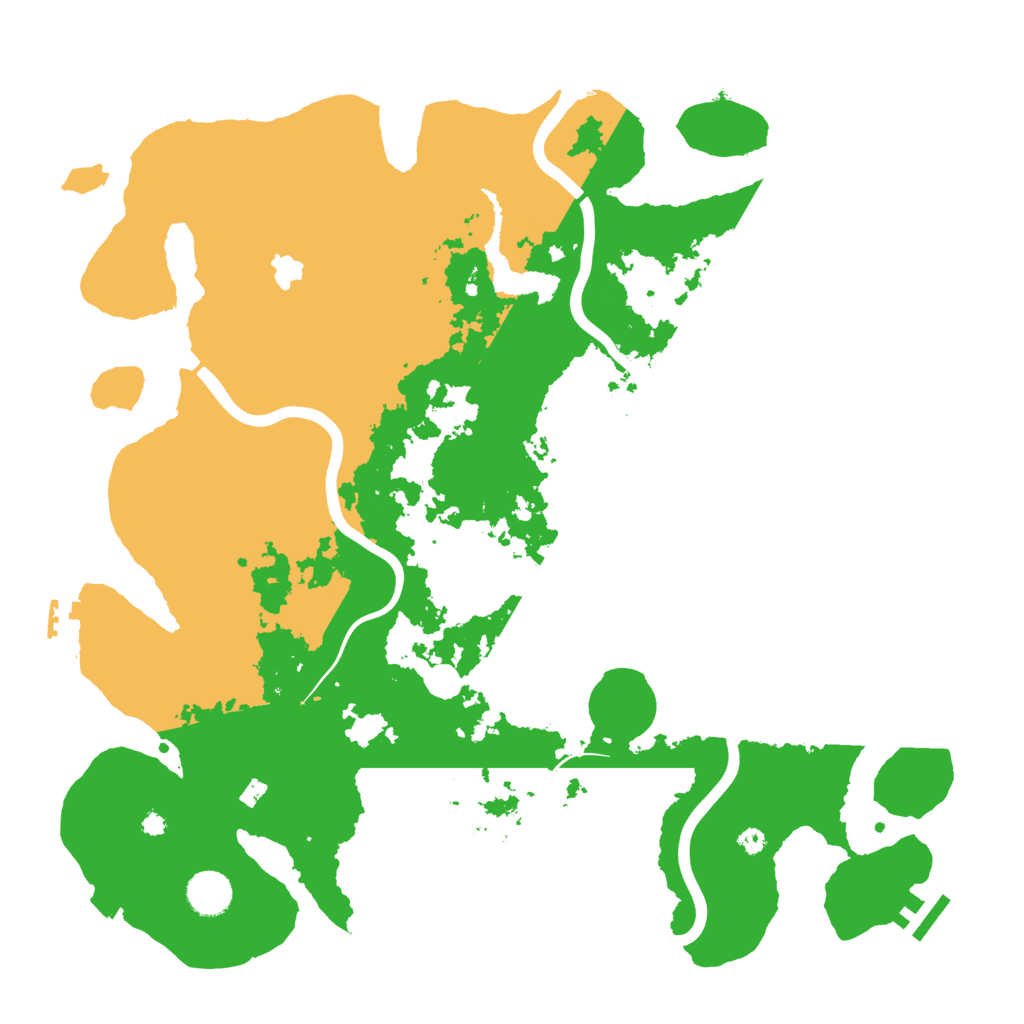 Biome Rust Map: Procedural Map, Size: 4000, Seed: 1358160555