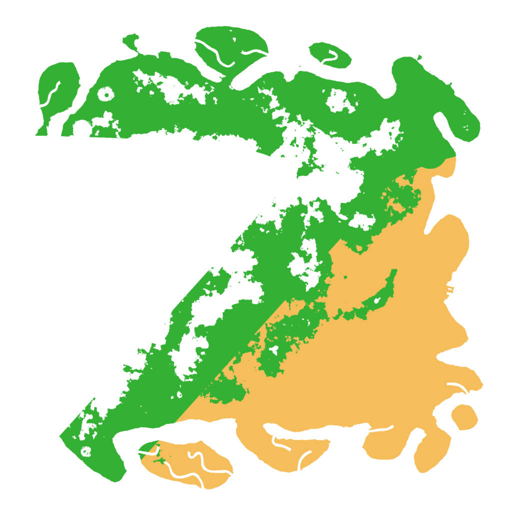 Biome Rust Map: Procedural Map, Size: 5000, Seed: 1148605