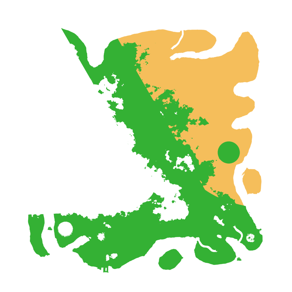 Biome Rust Map: Procedural Map, Size: 3500, Seed: 869043995