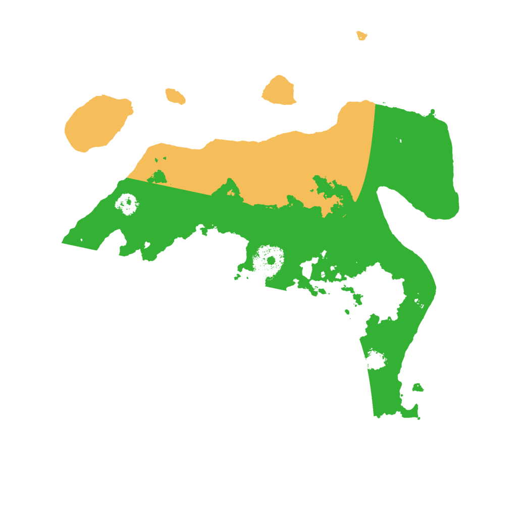 Biome Rust Map: Procedural Map, Size: 2500, Seed: 854