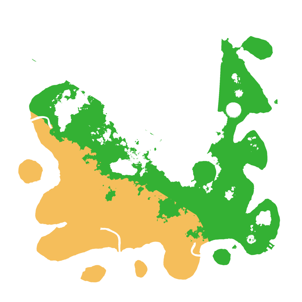 Biome Rust Map: Procedural Map, Size: 3500, Seed: 4275742
