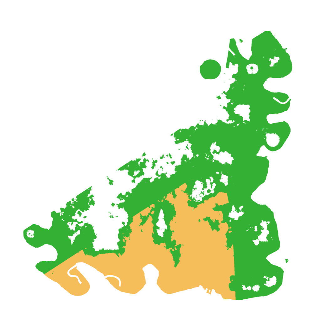 Biome Rust Map: Procedural Map, Size: 4300, Seed: 52