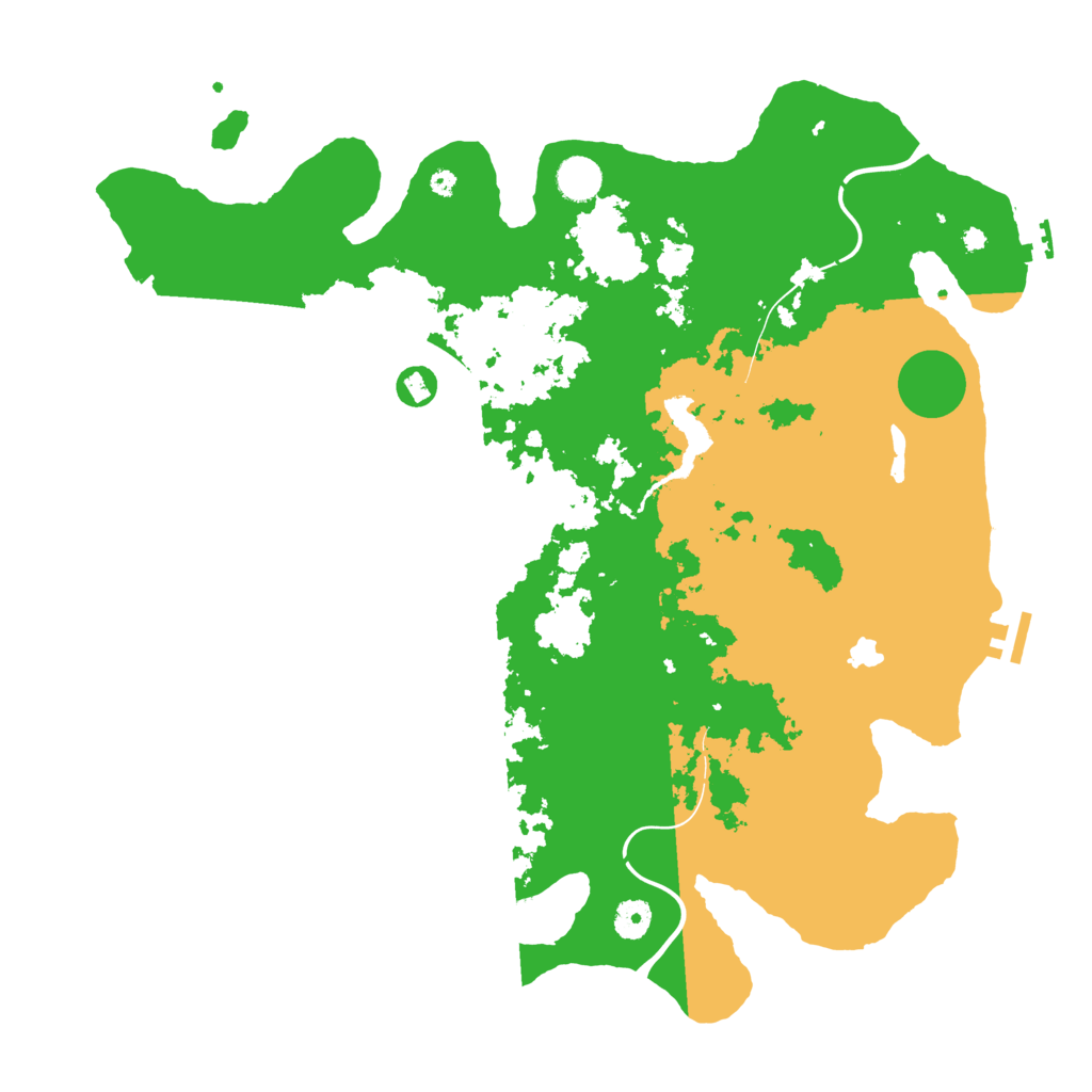 Biome Rust Map: Procedural Map, Size: 4250, Seed: 538259242
