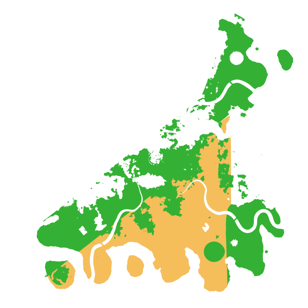 Biome Rust Map: Procedural Map, Size: 4000, Seed: 3949