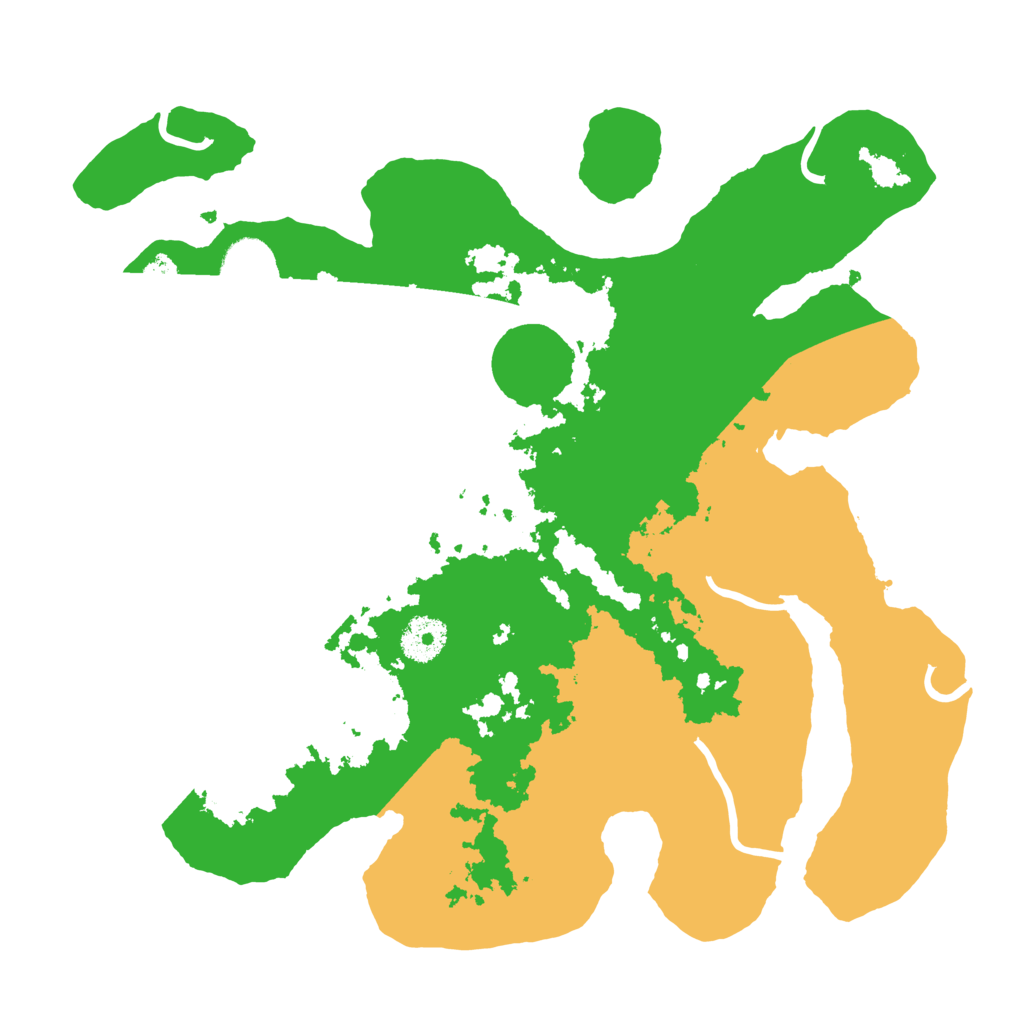 Biome Rust Map: Procedural Map, Size: 3400, Seed: 1290537915