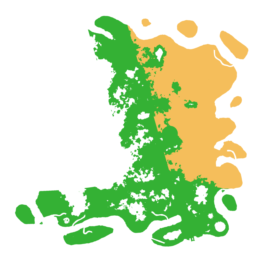 Biome Rust Map: Procedural Map, Size: 4500, Seed: 68121