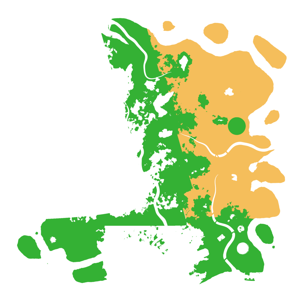 Biome Rust Map: Procedural Map, Size: 4500, Seed: 68121
