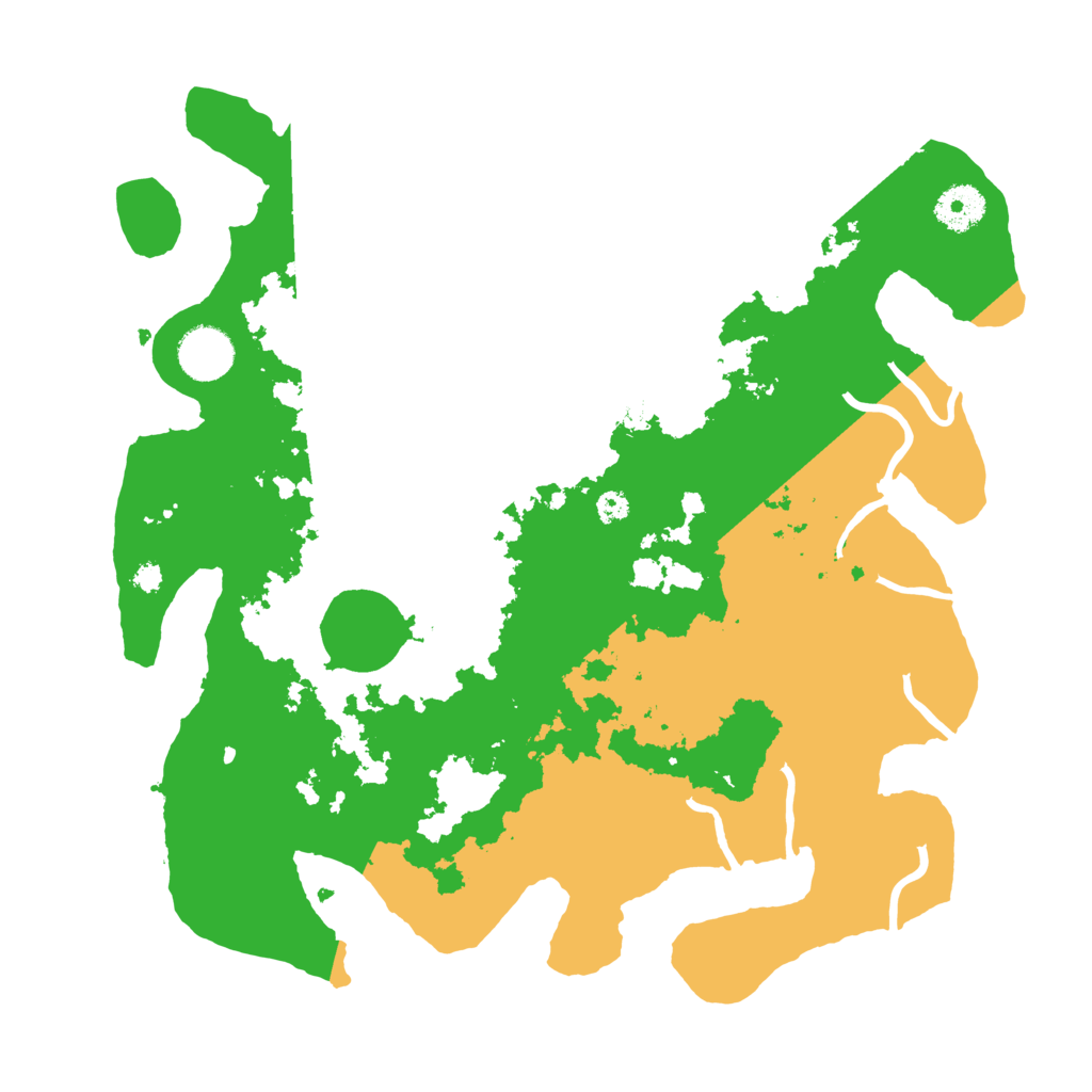 Biome Rust Map: Procedural Map, Size: 3500, Seed: 89619735